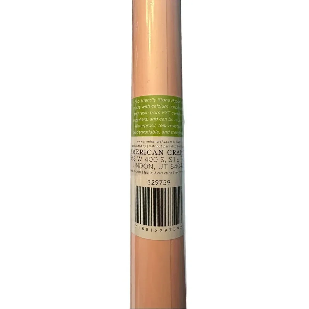 AC‎ Sustainable Journaling Stone Paper Roll 12 X 40 in ***NEW IN PLASTIC***